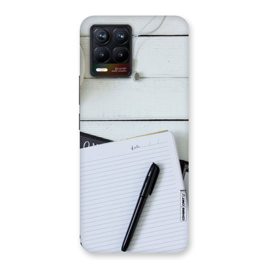 Headphones Notes Back Case for Realme 8
