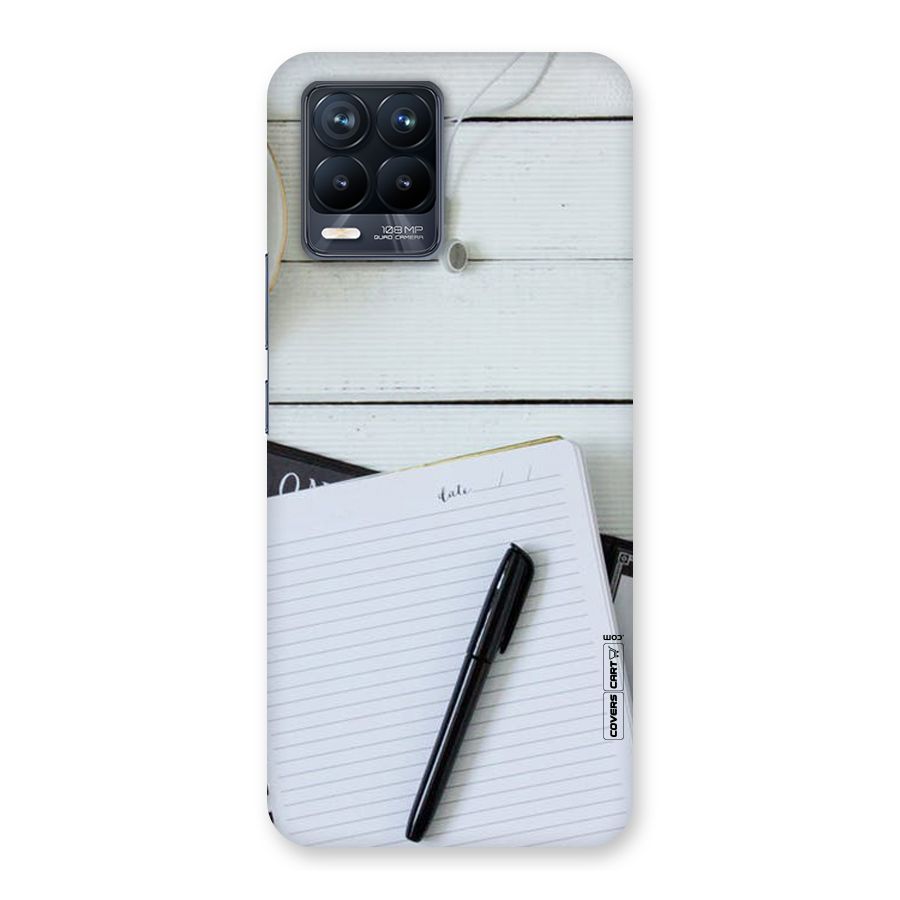 Headphones Notes Back Case for Realme 8 Pro