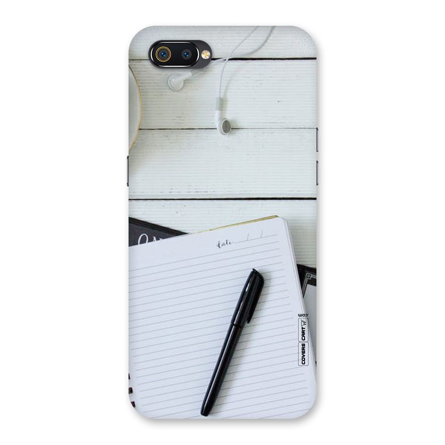 Headphones Notes Back Case for Realme C2
