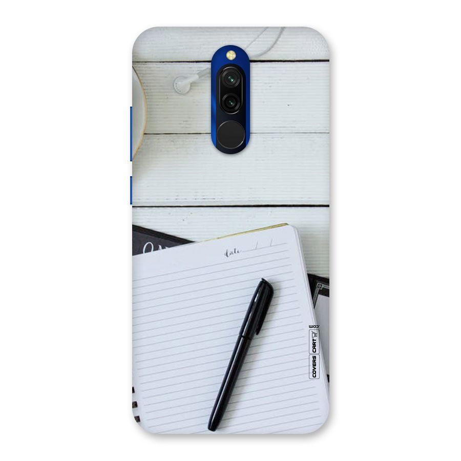 Headphones Notes Back Case for Redmi 8