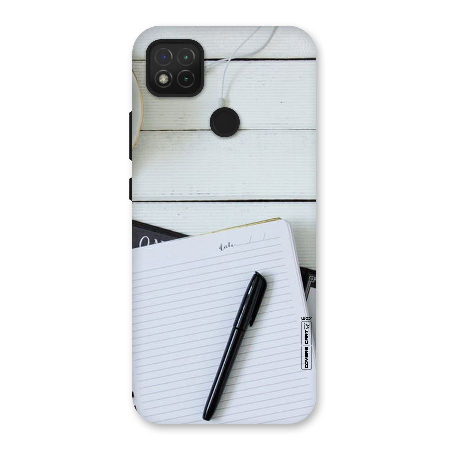 Headphones Notes Back Case for Redmi 9