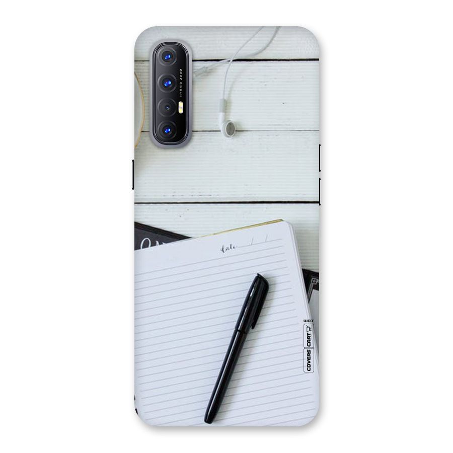 Headphones Notes Back Case for Reno3 Pro