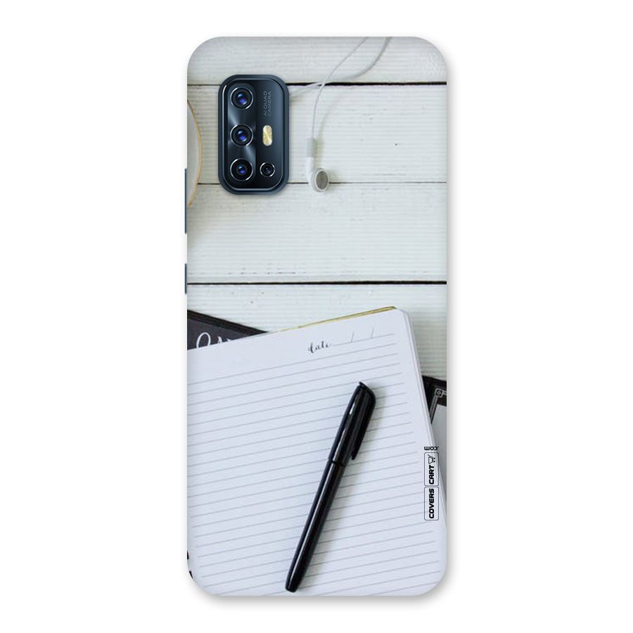 Headphones Notes Back Case for Vivo V17