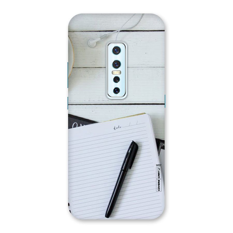 Headphones Notes Back Case for Vivo V17 Pro