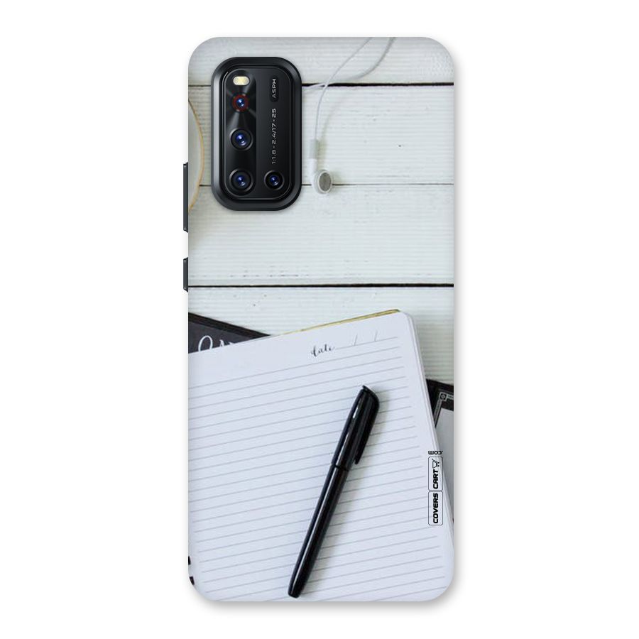 Headphones Notes Back Case for Vivo V19