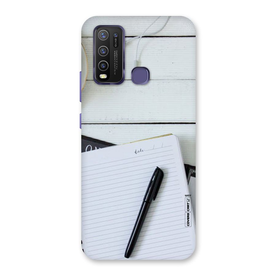 Headphones Notes Back Case for Vivo Y50