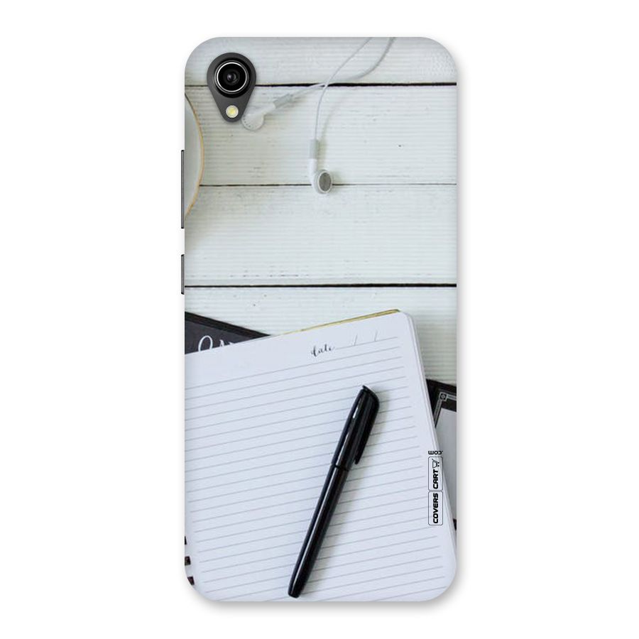Headphones Notes Back Case for Vivo Y90