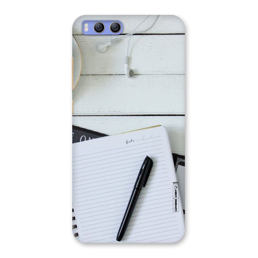 Headphones Notes Back Case for Xiaomi Mi 6