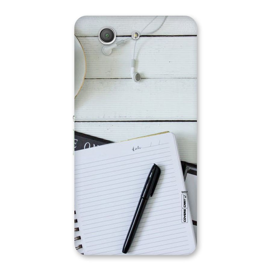 Headphones Notes Back Case for Xperia Z3 Compact