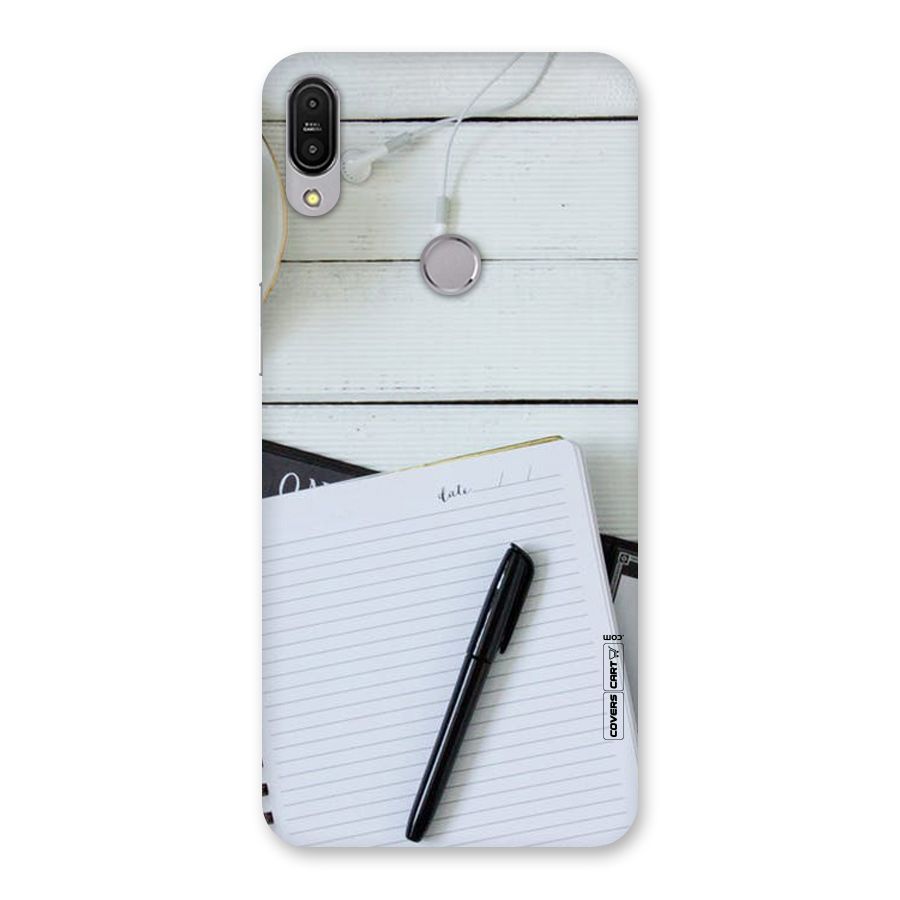 Headphones Notes Back Case for Zenfone Max Pro M1