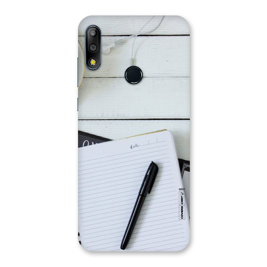 Headphones Notes Back Case for Zenfone Max Pro M2