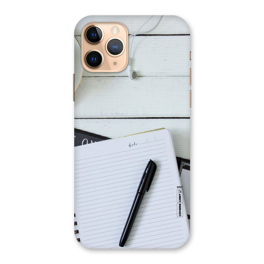 Headphones Notes Back Case for iPhone 11 Pro