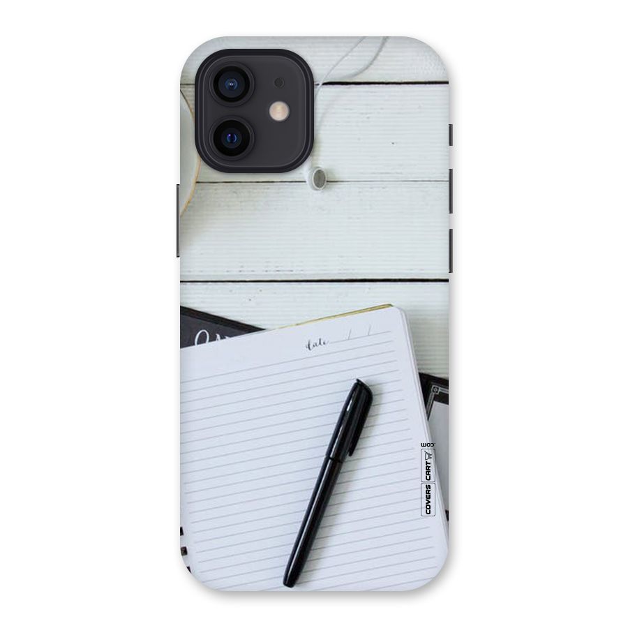 Headphones Notes Back Case for iPhone 12