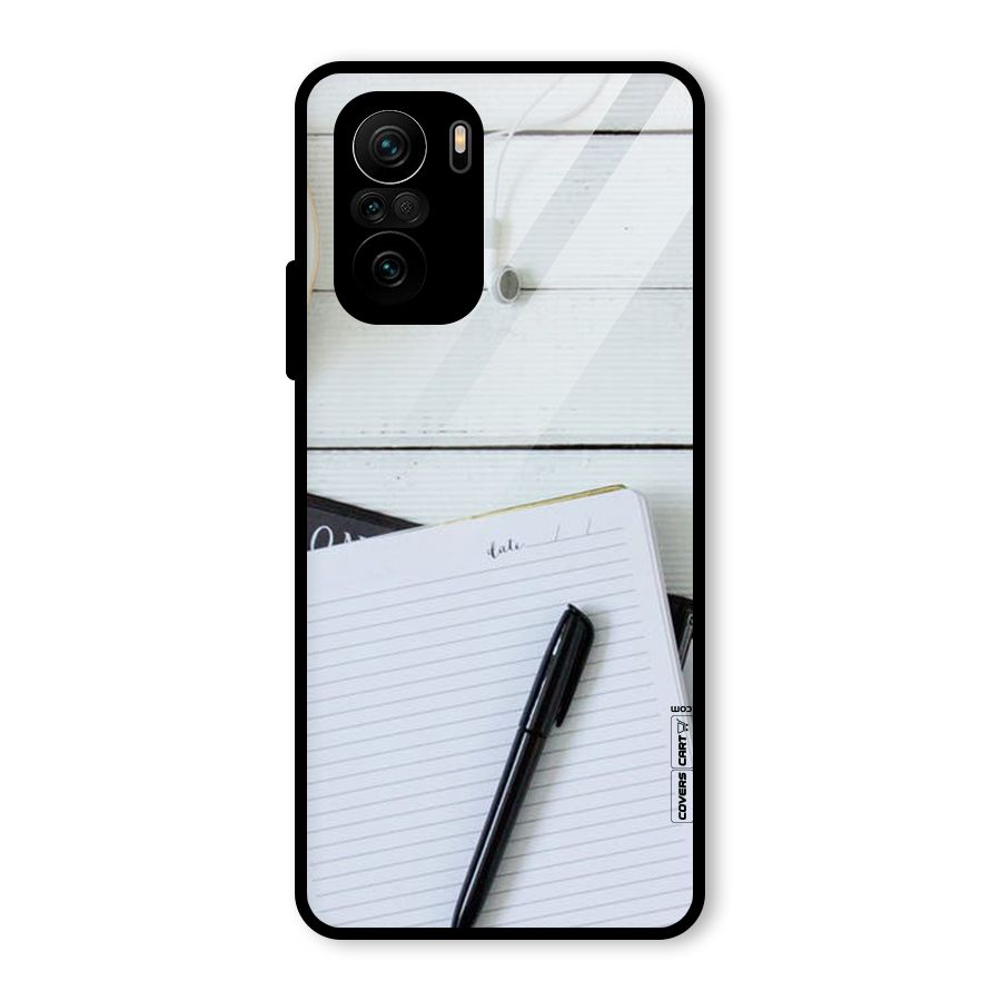Headphones Notes Glass Back Case for Mi 11x