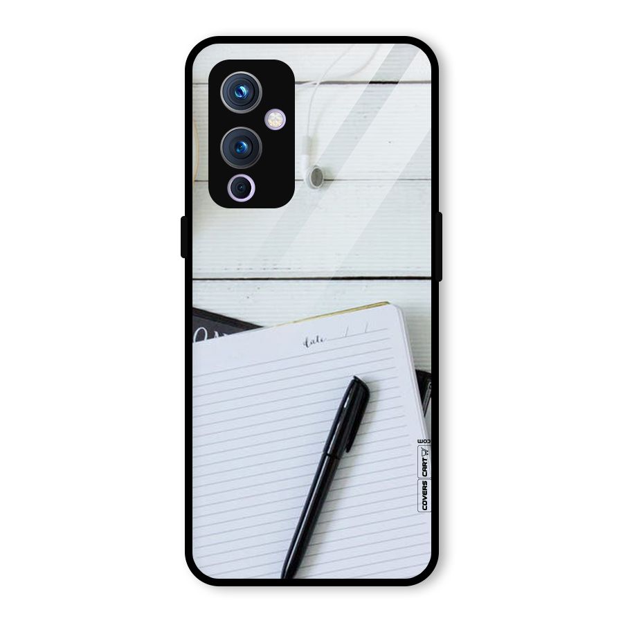 Headphones Notes Glass Back Case for OnePlus 9