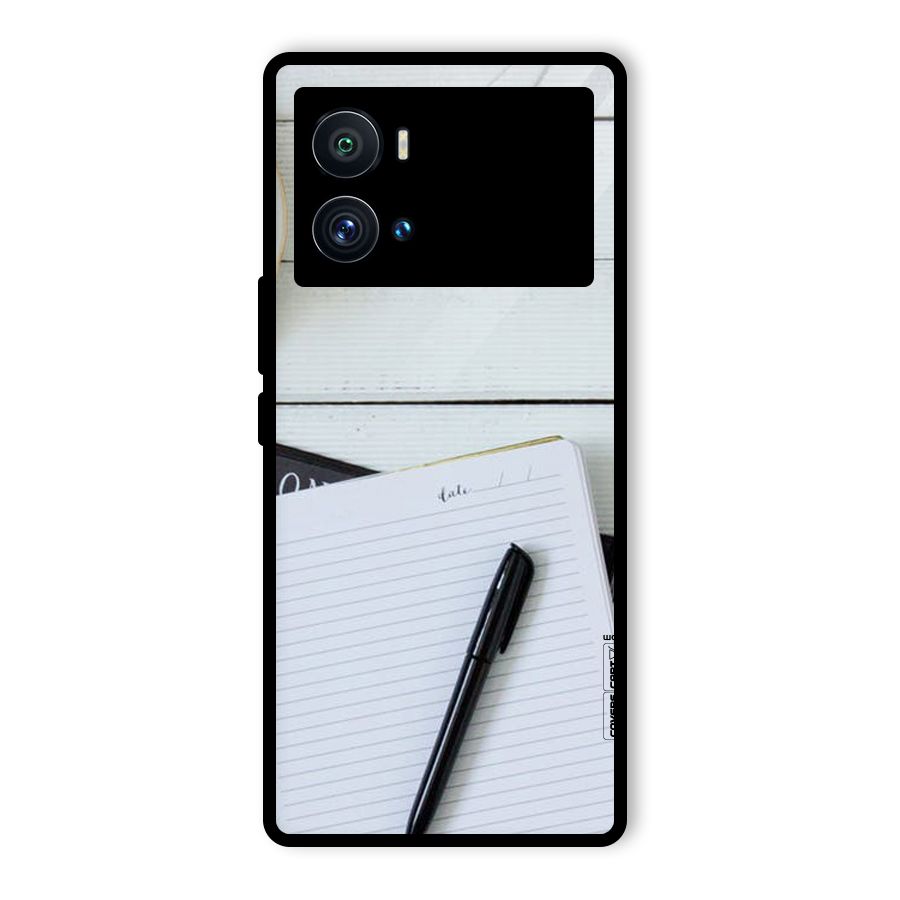 Headphones Notes Glass Back Case for Vivo iQOO 9 Pro