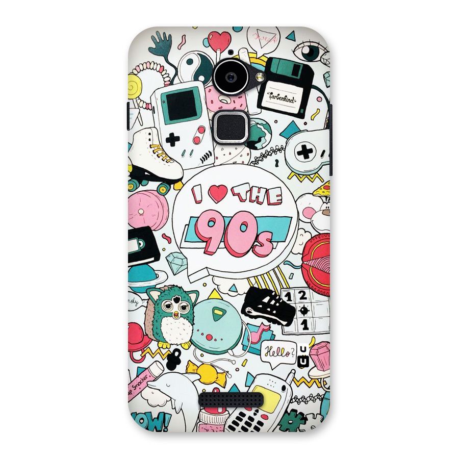 Heart 90s Back Case for Coolpad Note 3 Lite