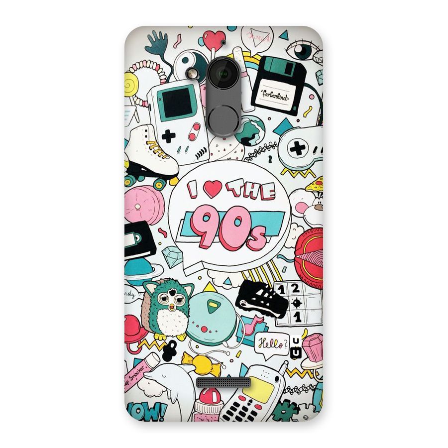 Heart 90s Back Case for Coolpad Note 5