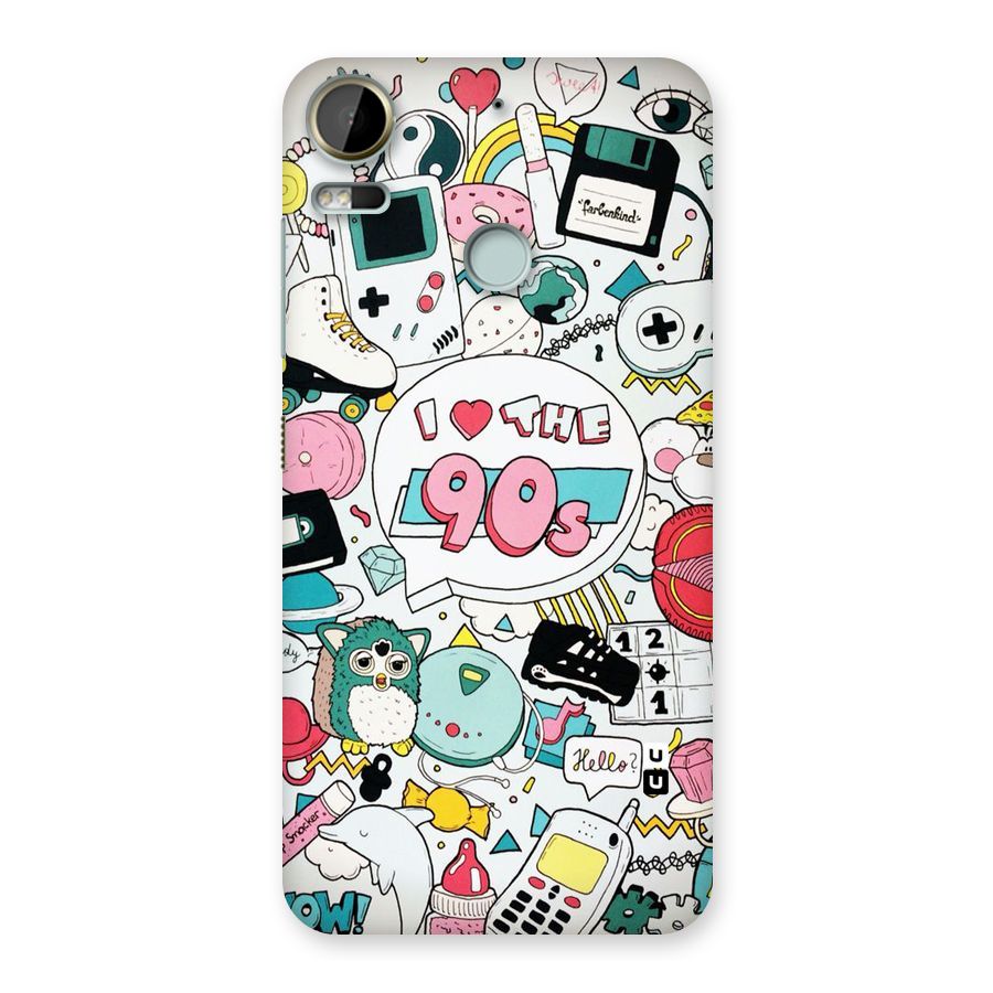 Heart 90s Back Case for Desire 10 Pro