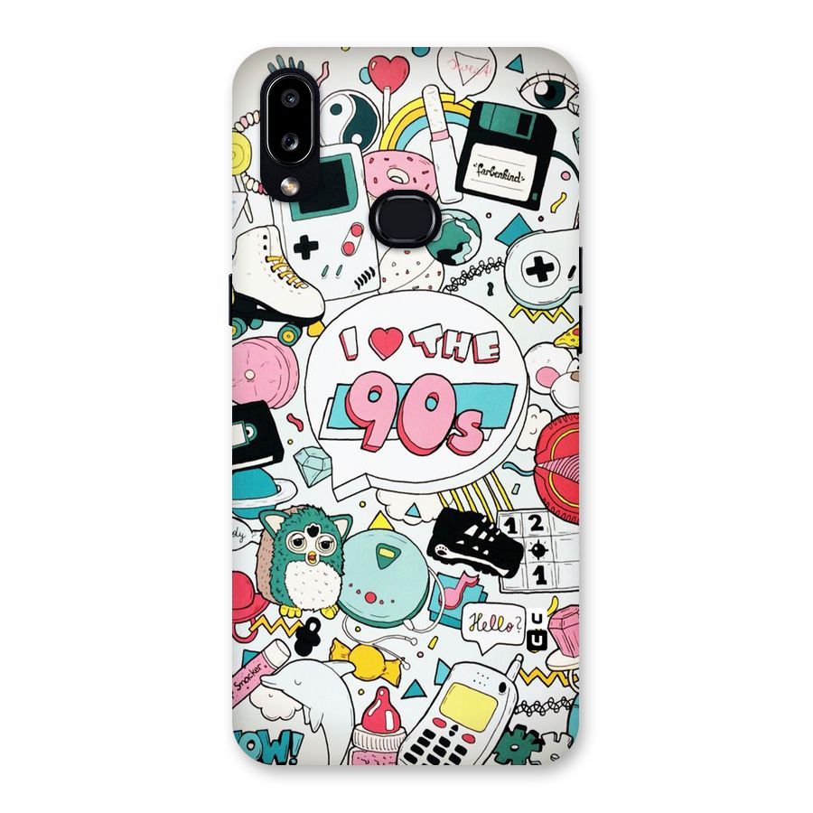 Heart 90s Back Case for Galaxy A10s