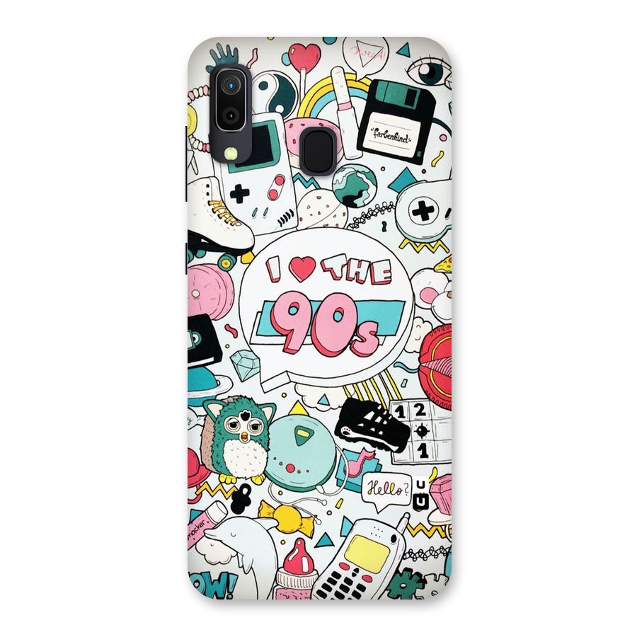 Heart 90s Back Case for Galaxy A30