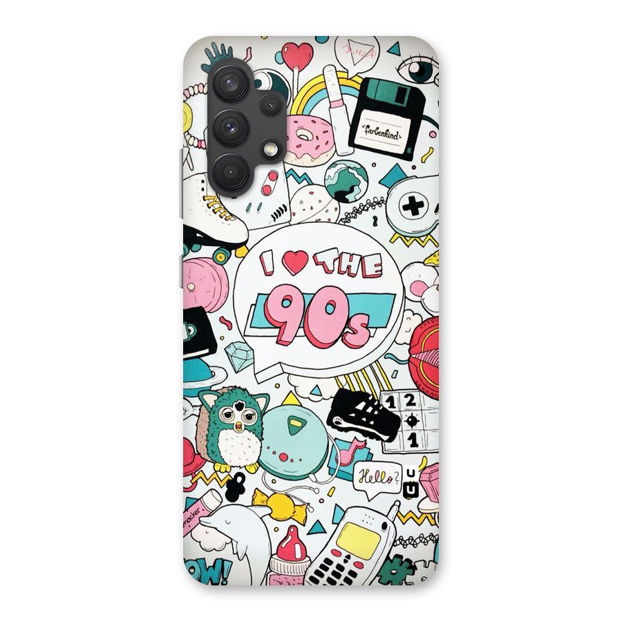 Heart 90s Back Case for Galaxy A32