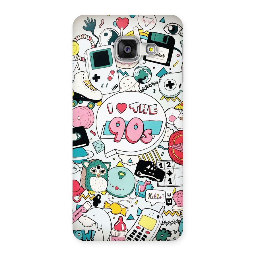 Heart 90s Back Case for Galaxy A3 2016