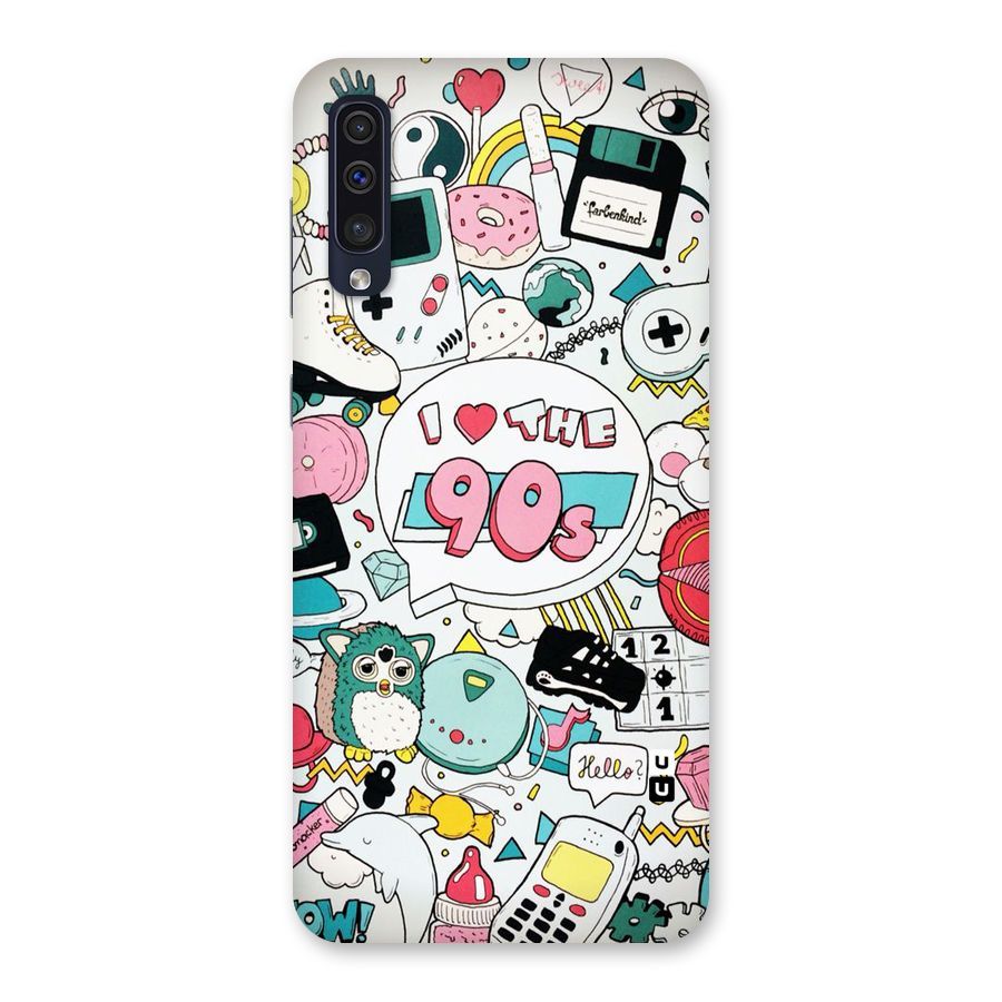 Heart 90s Back Case for Galaxy A50s