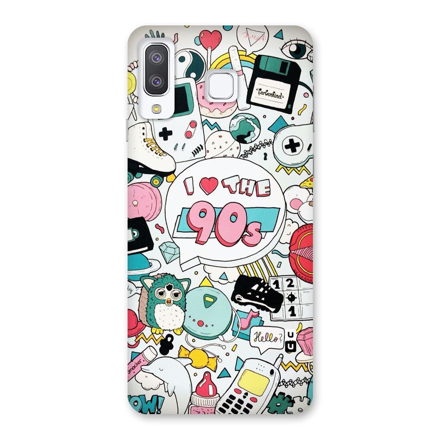 Heart 90s Back Case for Galaxy A8 Star