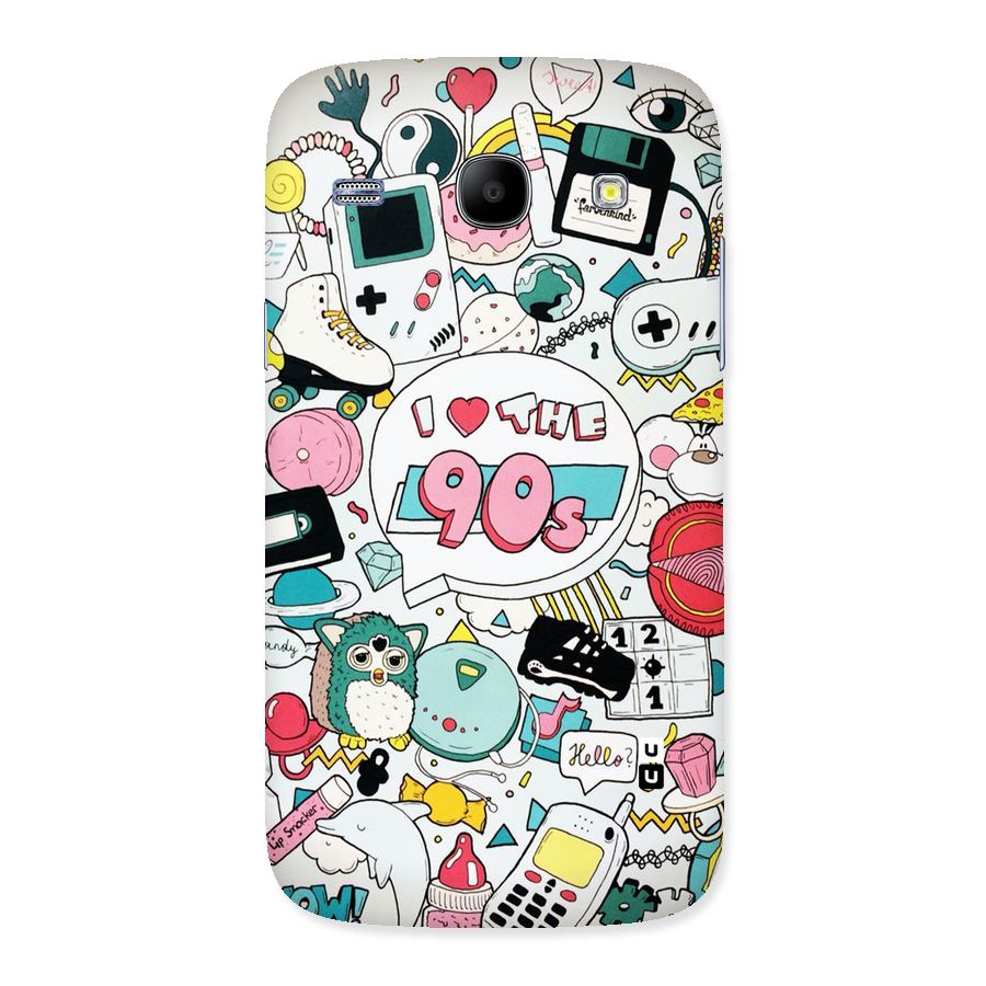 Heart 90s Back Case for Galaxy Core