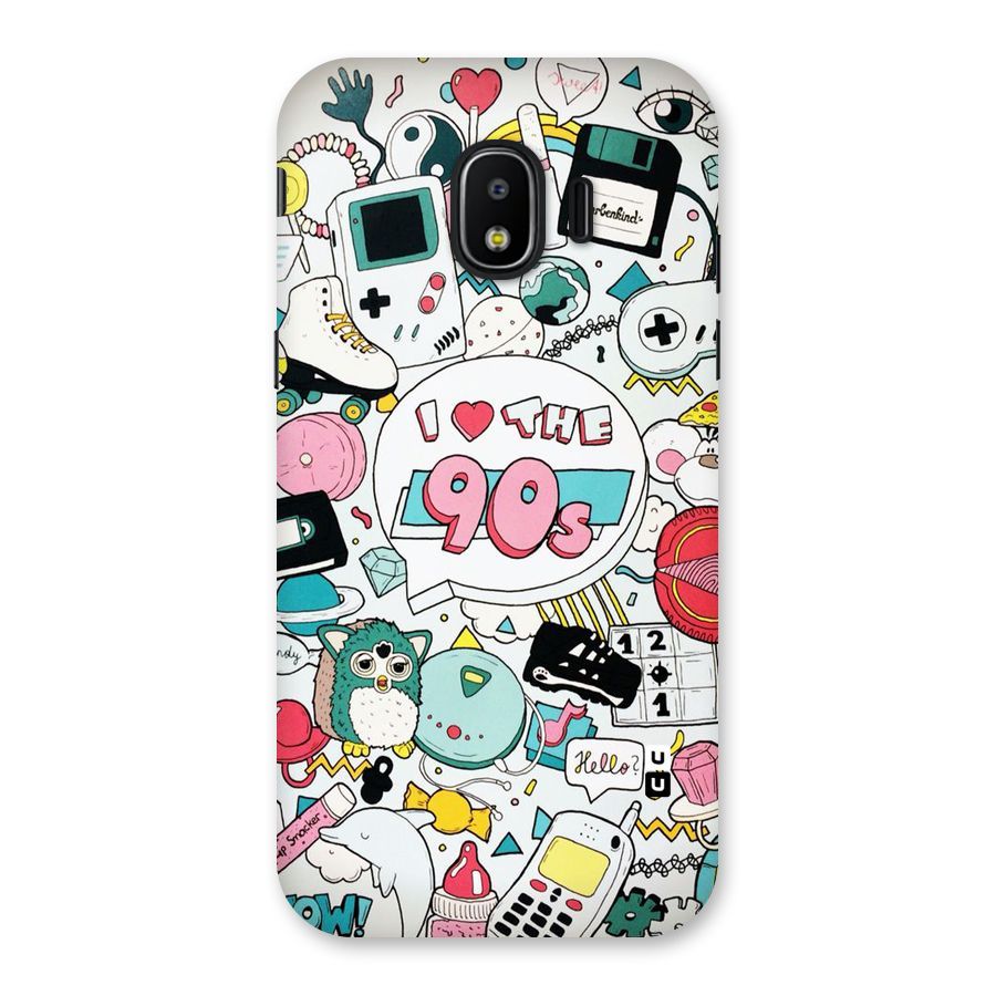 Heart 90s Back Case for Galaxy J2 Pro 2018