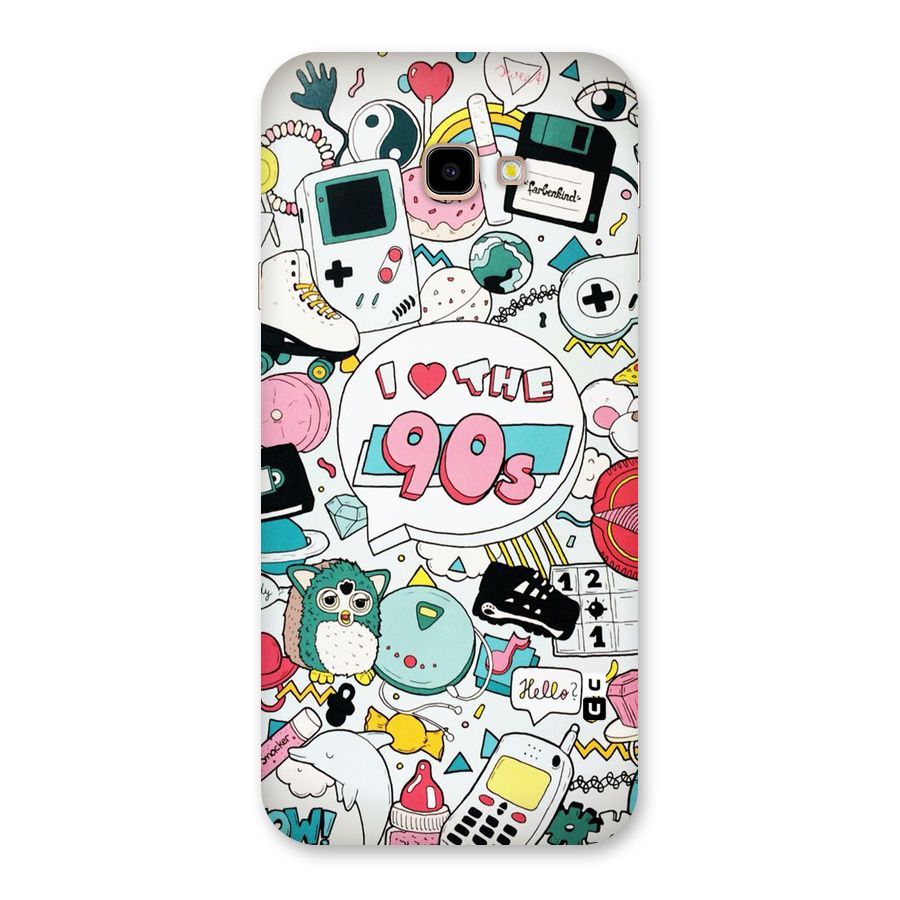 Heart 90s Back Case for Galaxy J4 Plus