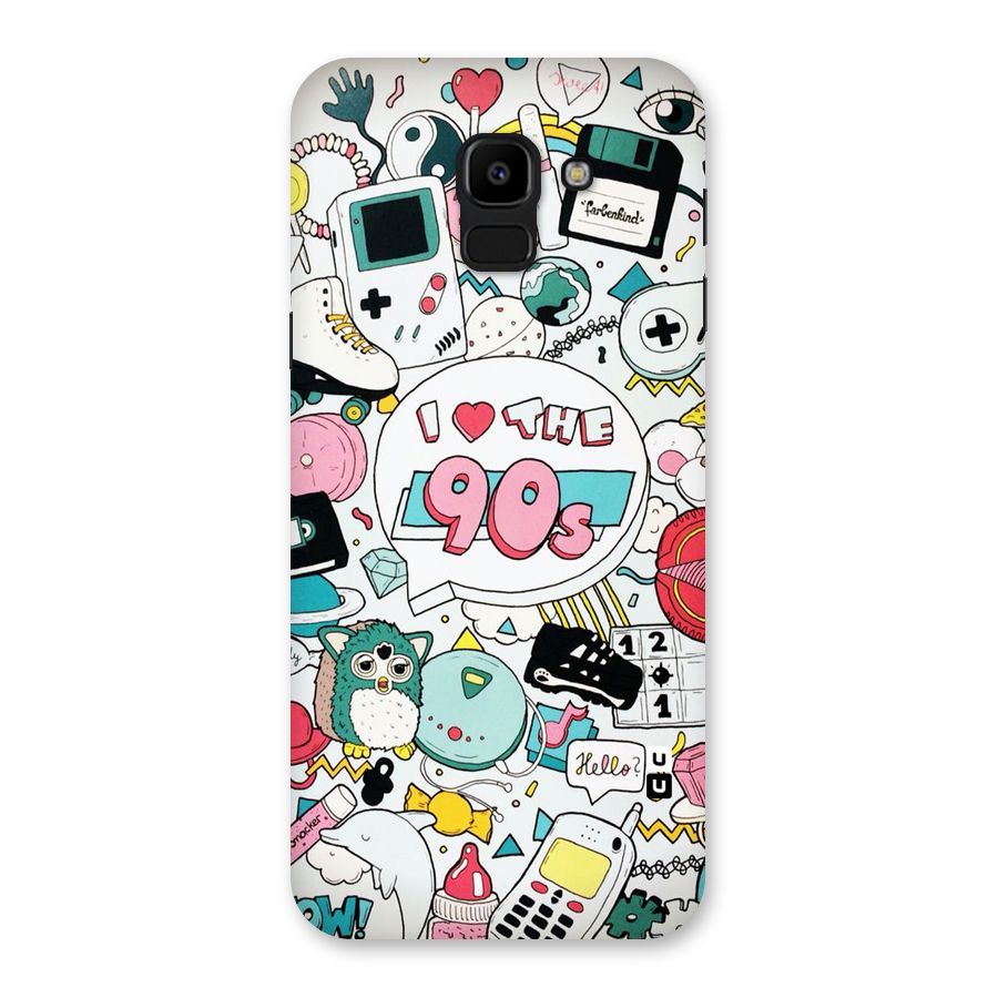 Heart 90s Back Case for Galaxy J6