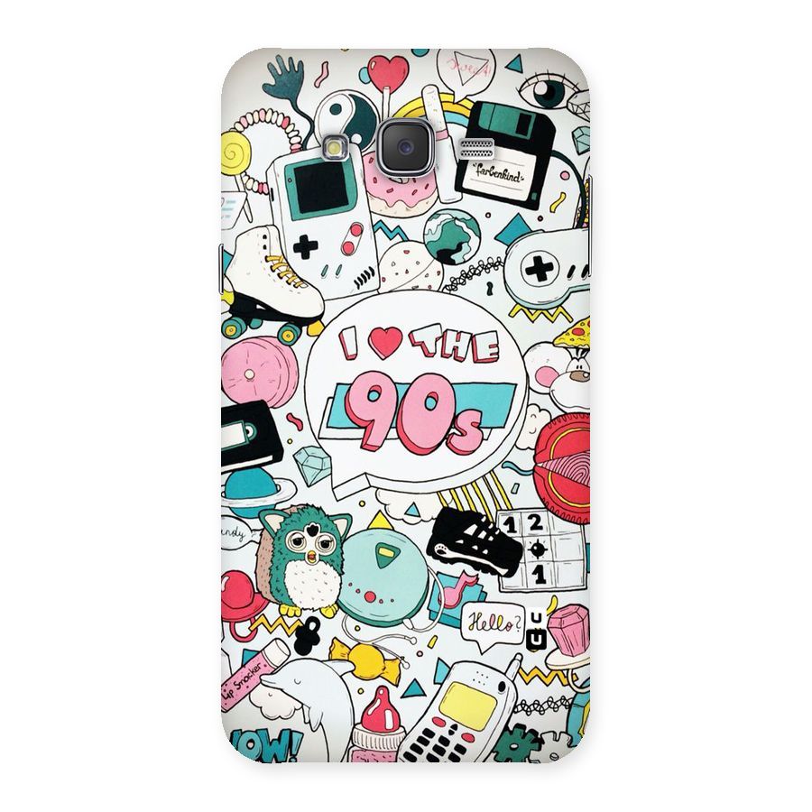 Heart 90s Back Case for Galaxy J7