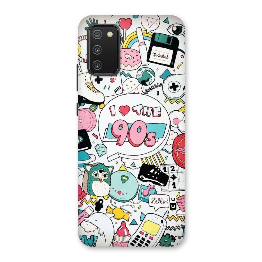 Heart 90s Back Case for Galaxy M02s