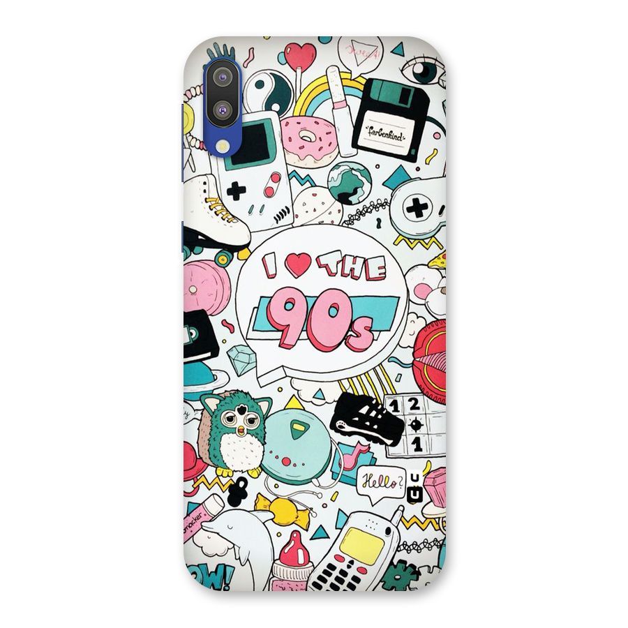 Heart 90s Back Case for Galaxy M10