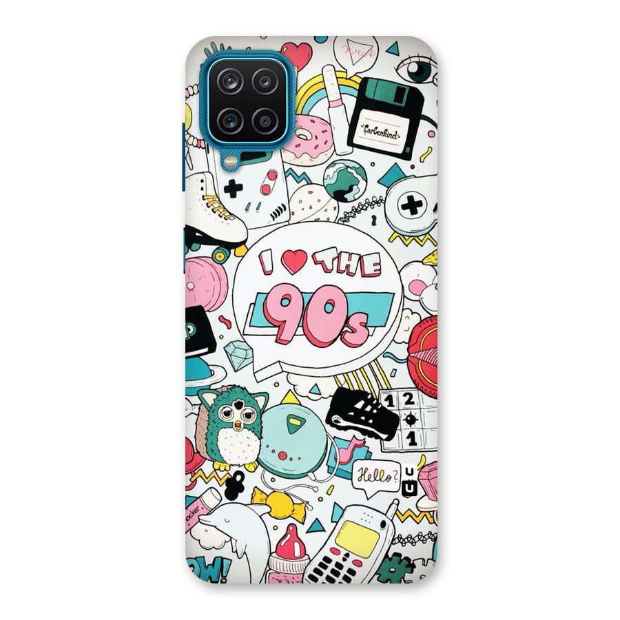 Heart 90s Back Case for Galaxy M12