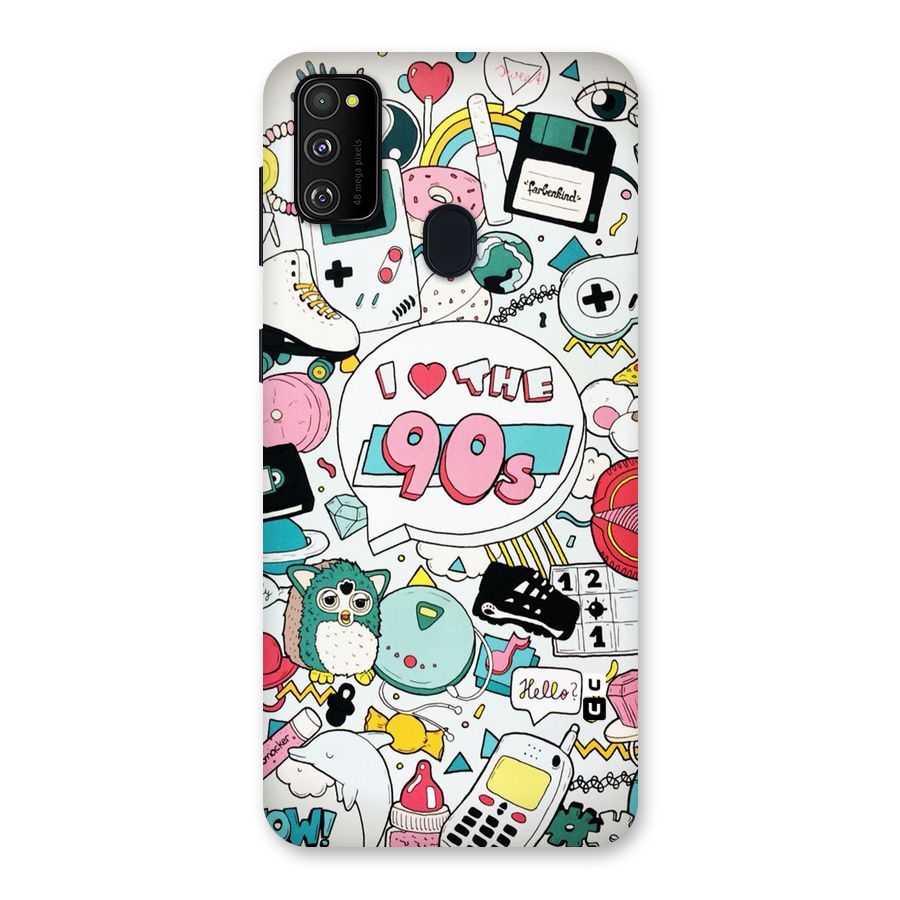 Heart 90s Back Case for Galaxy M30s
