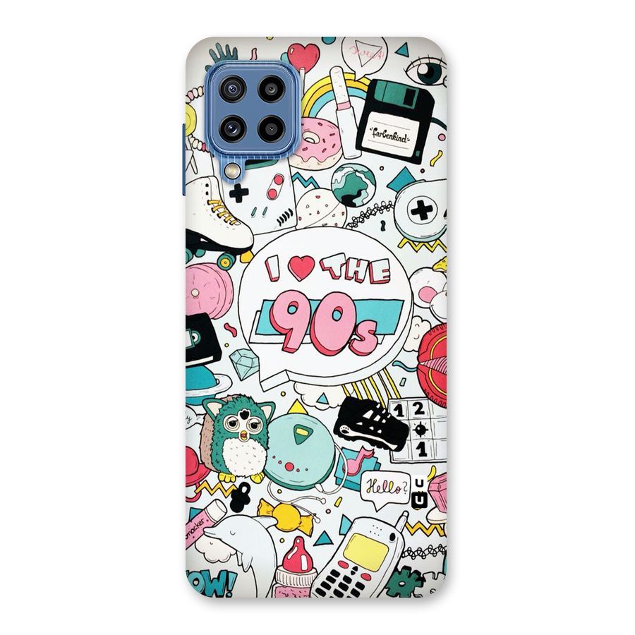 Heart 90s Back Case for Galaxy M32