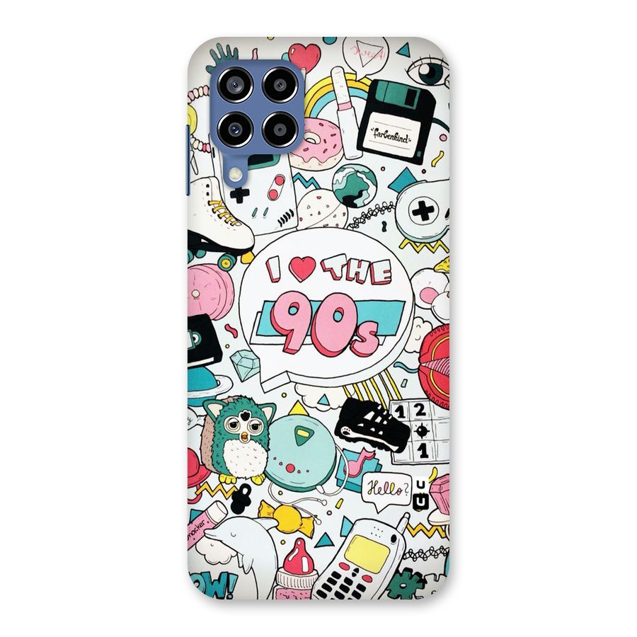 Heart 90s Back Case for Galaxy M53 5G