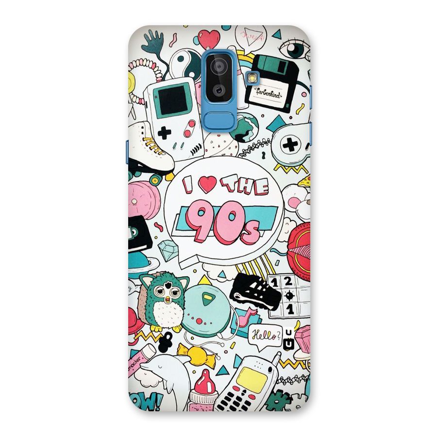 Heart 90s Back Case for Galaxy On8 (2018)