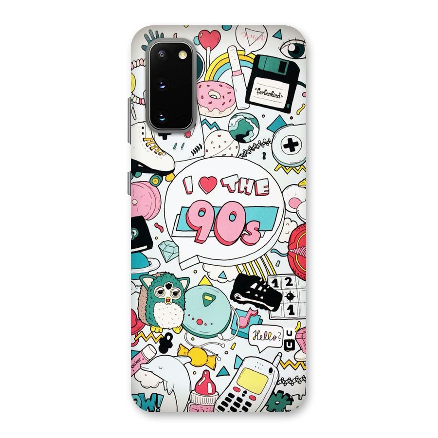 Heart 90s Back Case for Galaxy S20