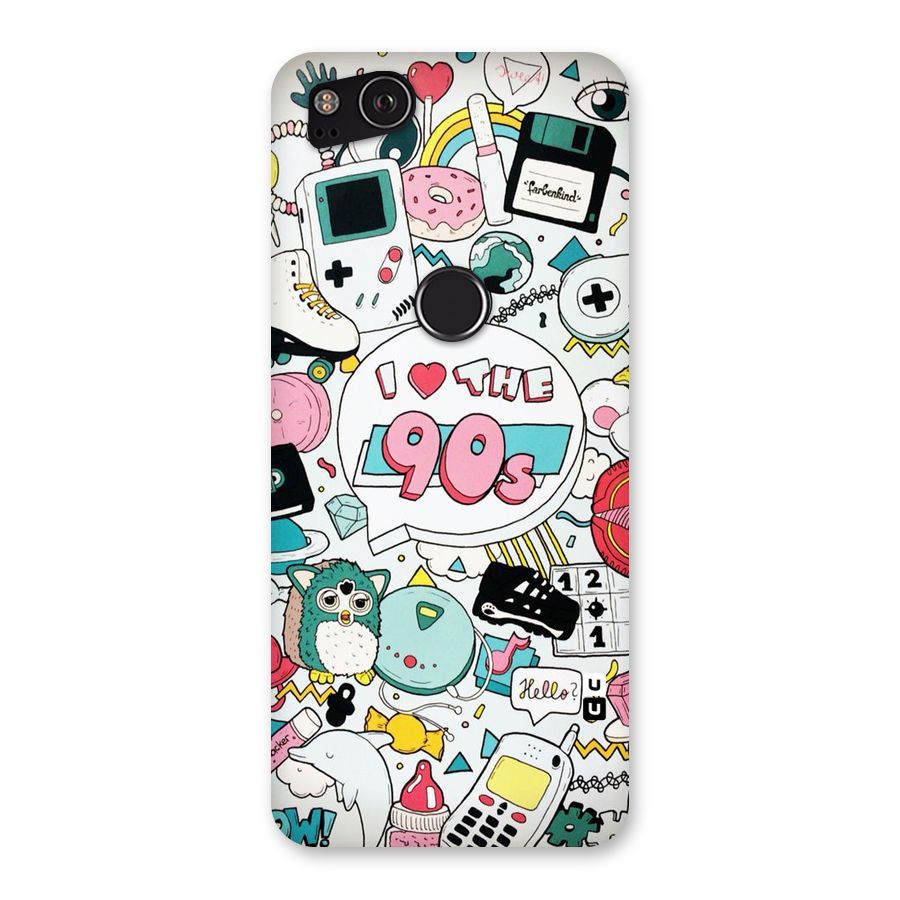 Heart 90s Back Case for Google Pixel 2
