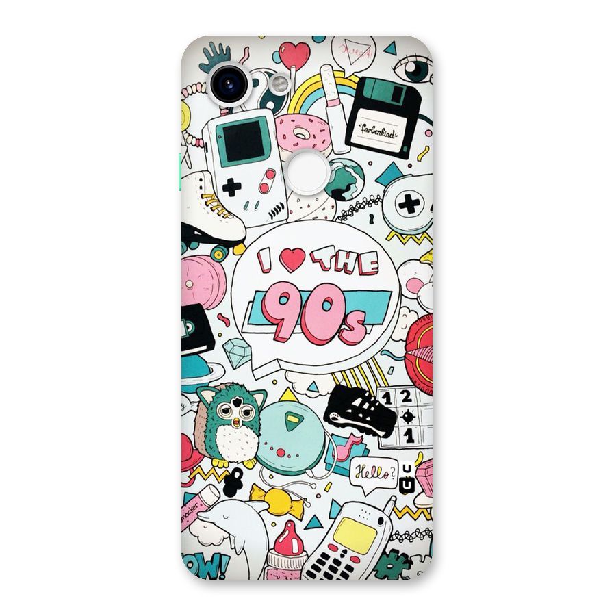 Heart 90s Back Case for Google Pixel 3
