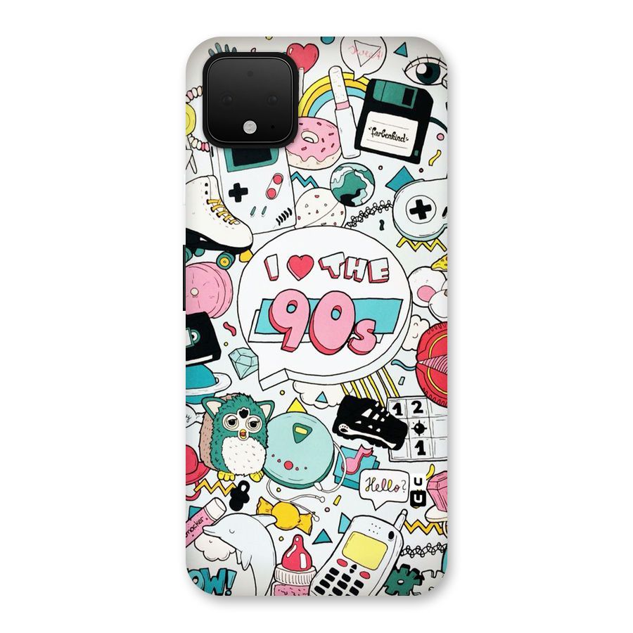 Heart 90s Back Case for Google Pixel 4 XL