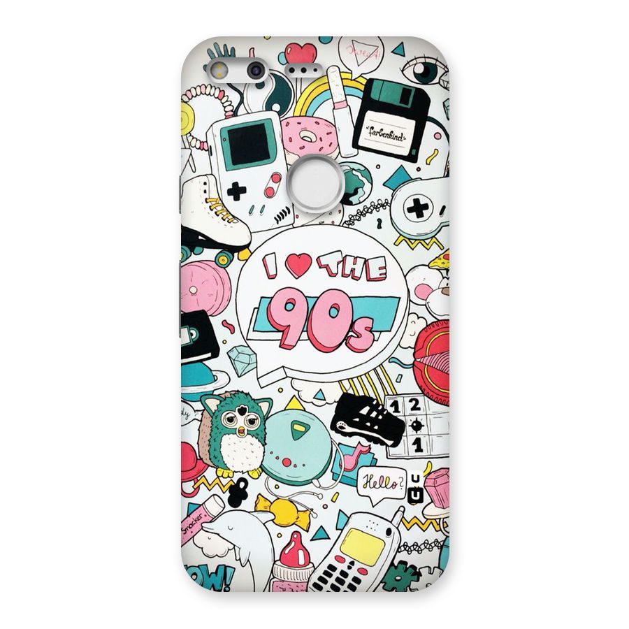 Heart 90s Back Case for Google Pixel XL