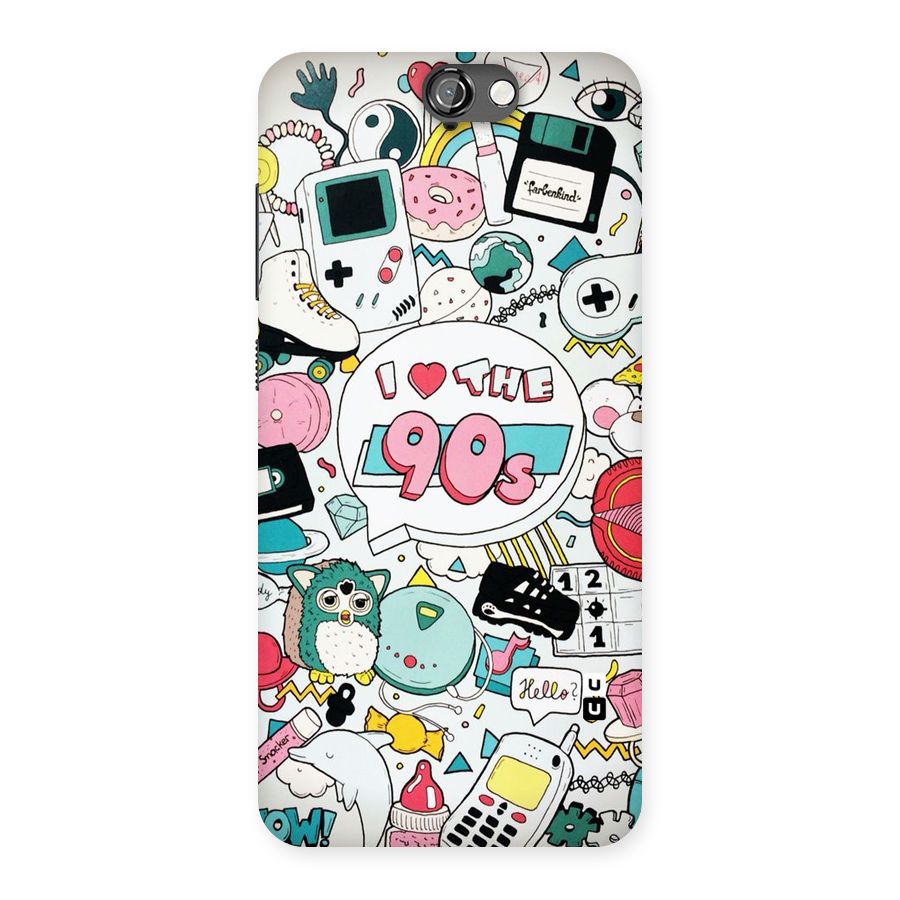 Heart 90s Back Case for HTC One A9