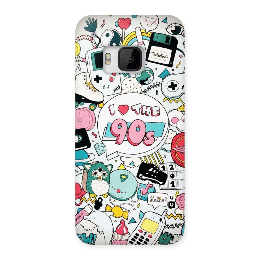 Heart 90s Back Case for HTC One M9
