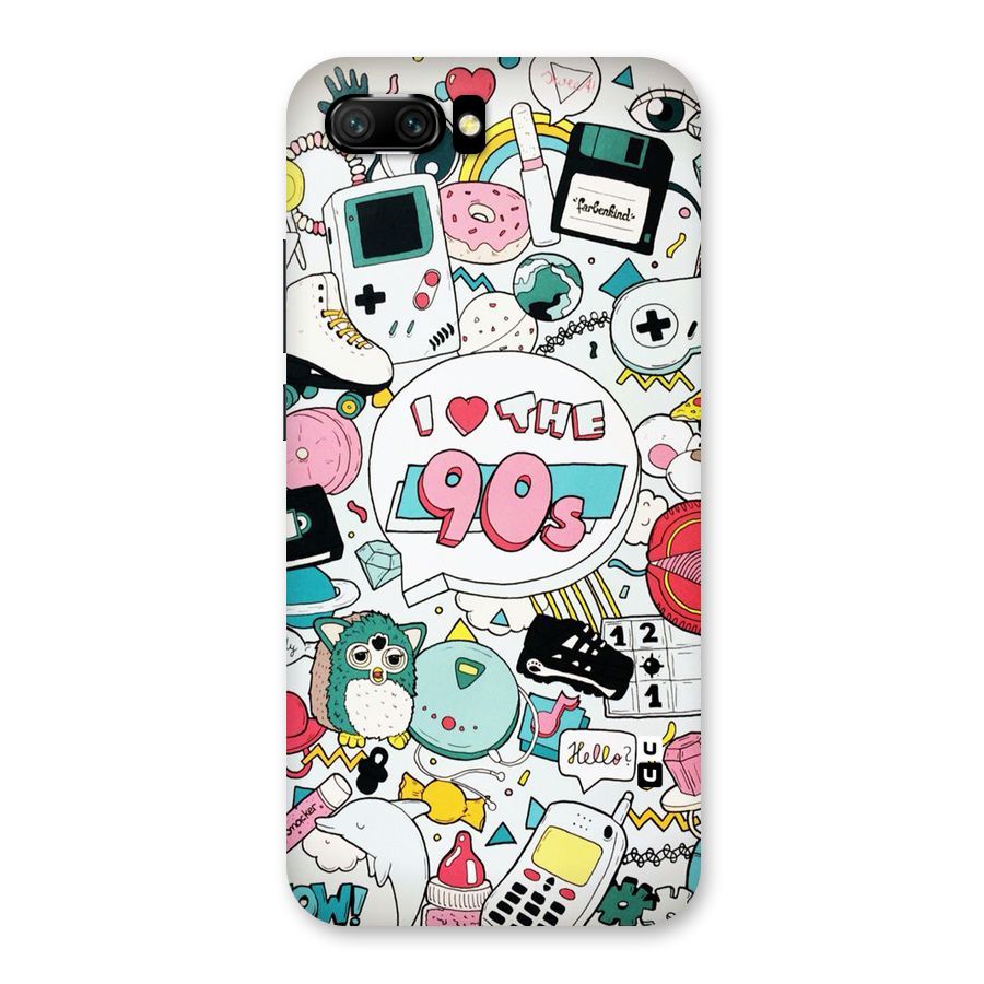 Heart 90s Back Case for Honor 10