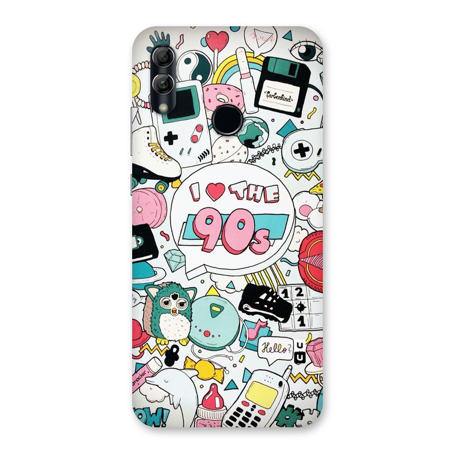 Heart 90s Back Case for Honor 10 Lite